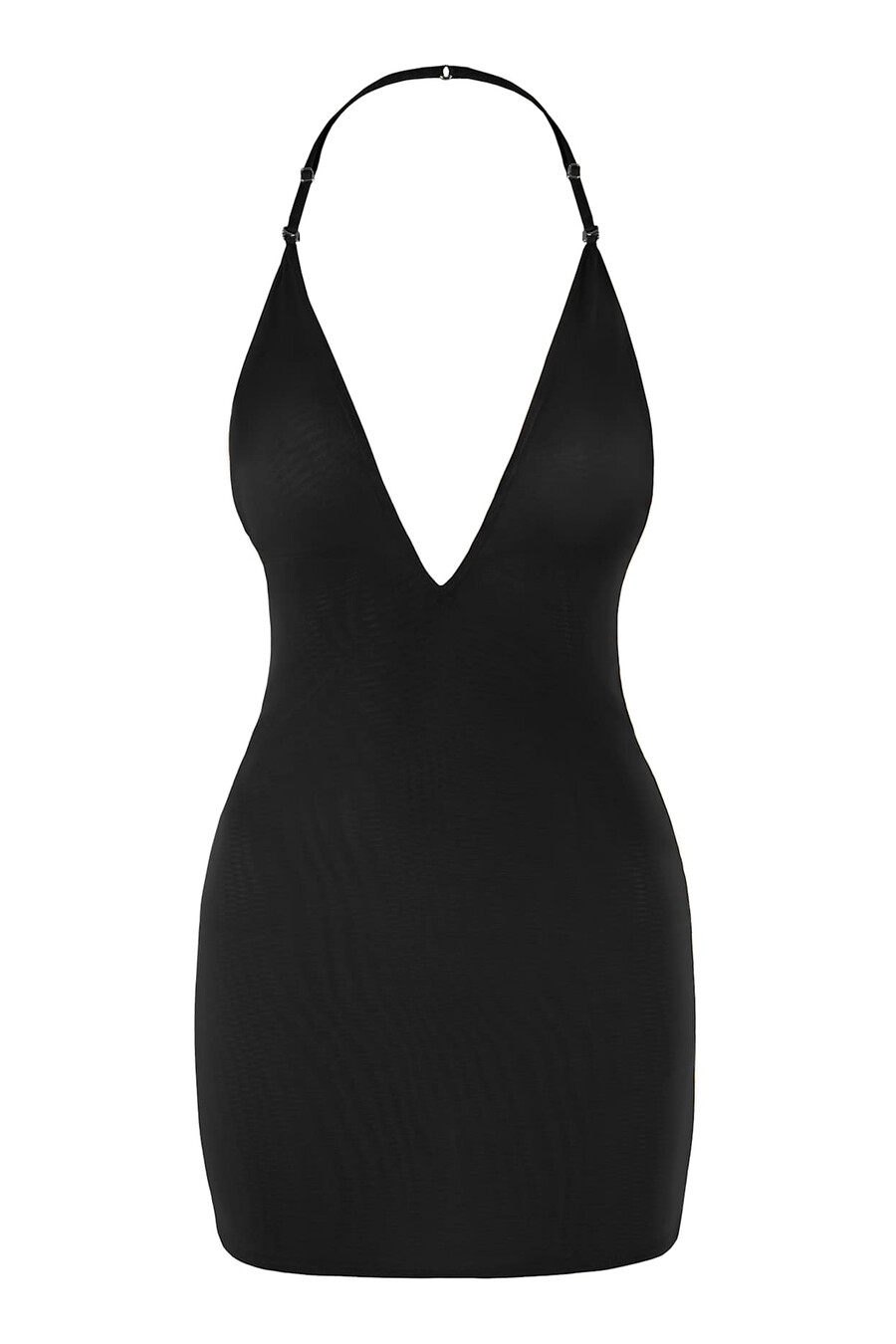 Černé minišaty intimates soft mesh multiway