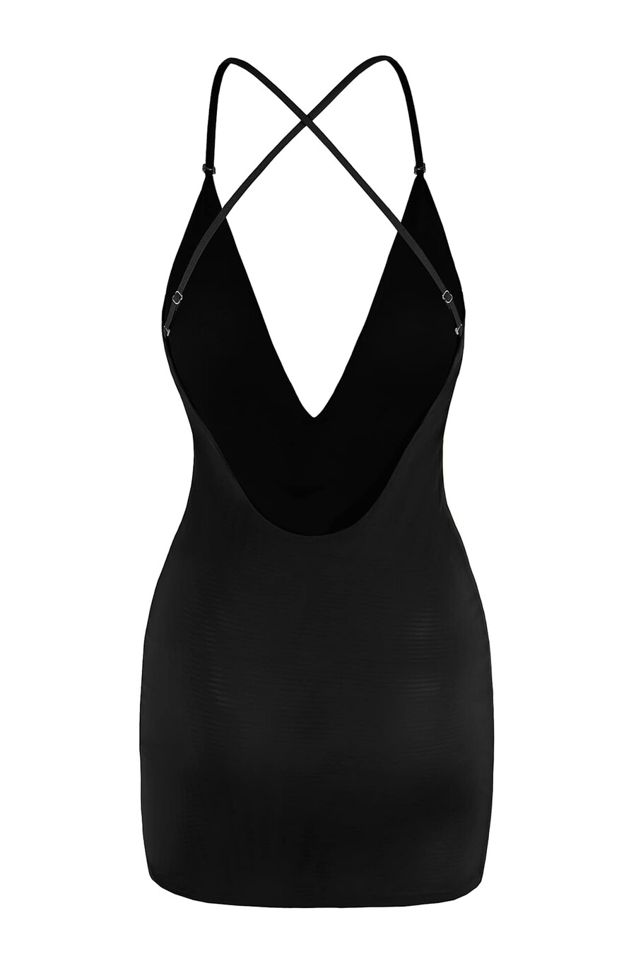 Černé minišaty intimates soft mesh multiway
