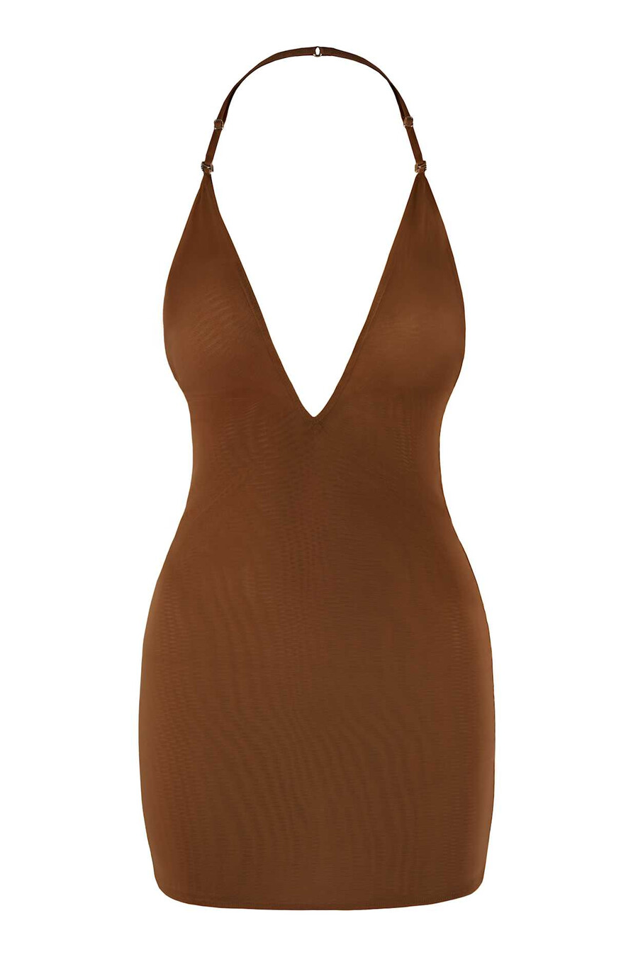 kaštanové minišaty intimates soft mesh multiway