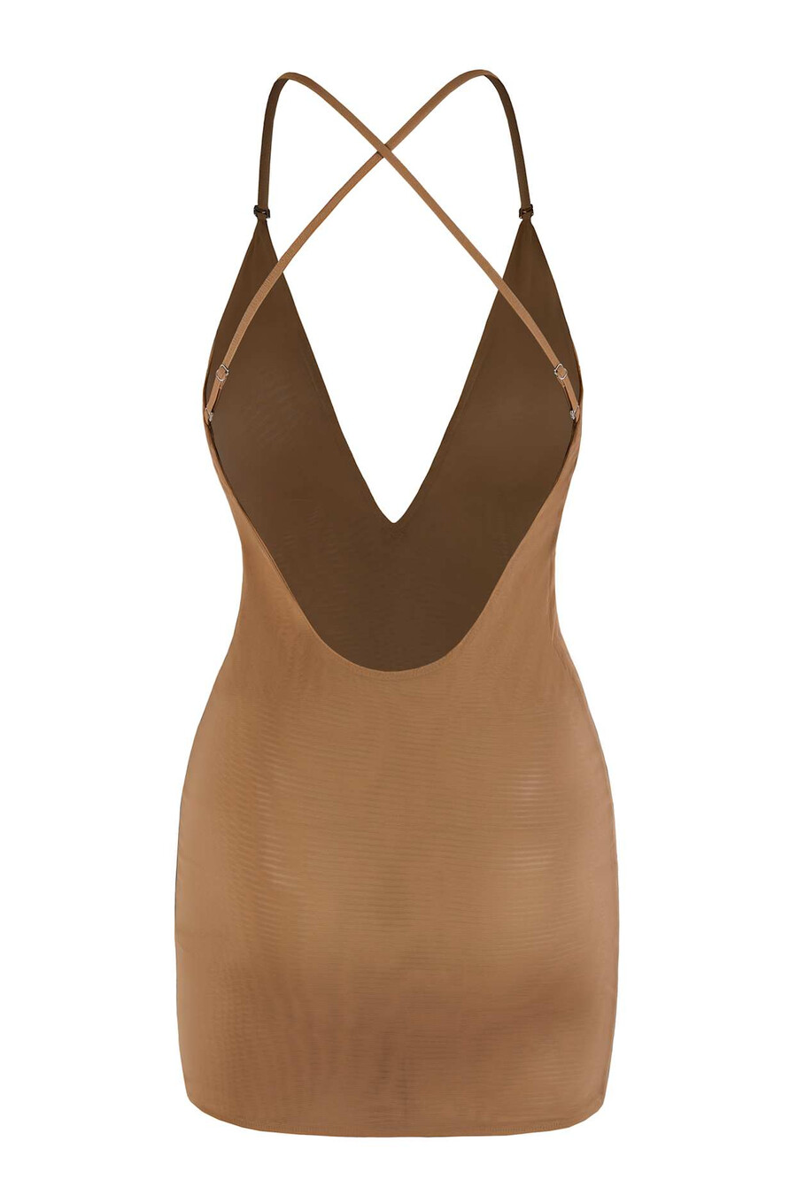 minišaty intimates soft mesh multiway v mandlové barvě